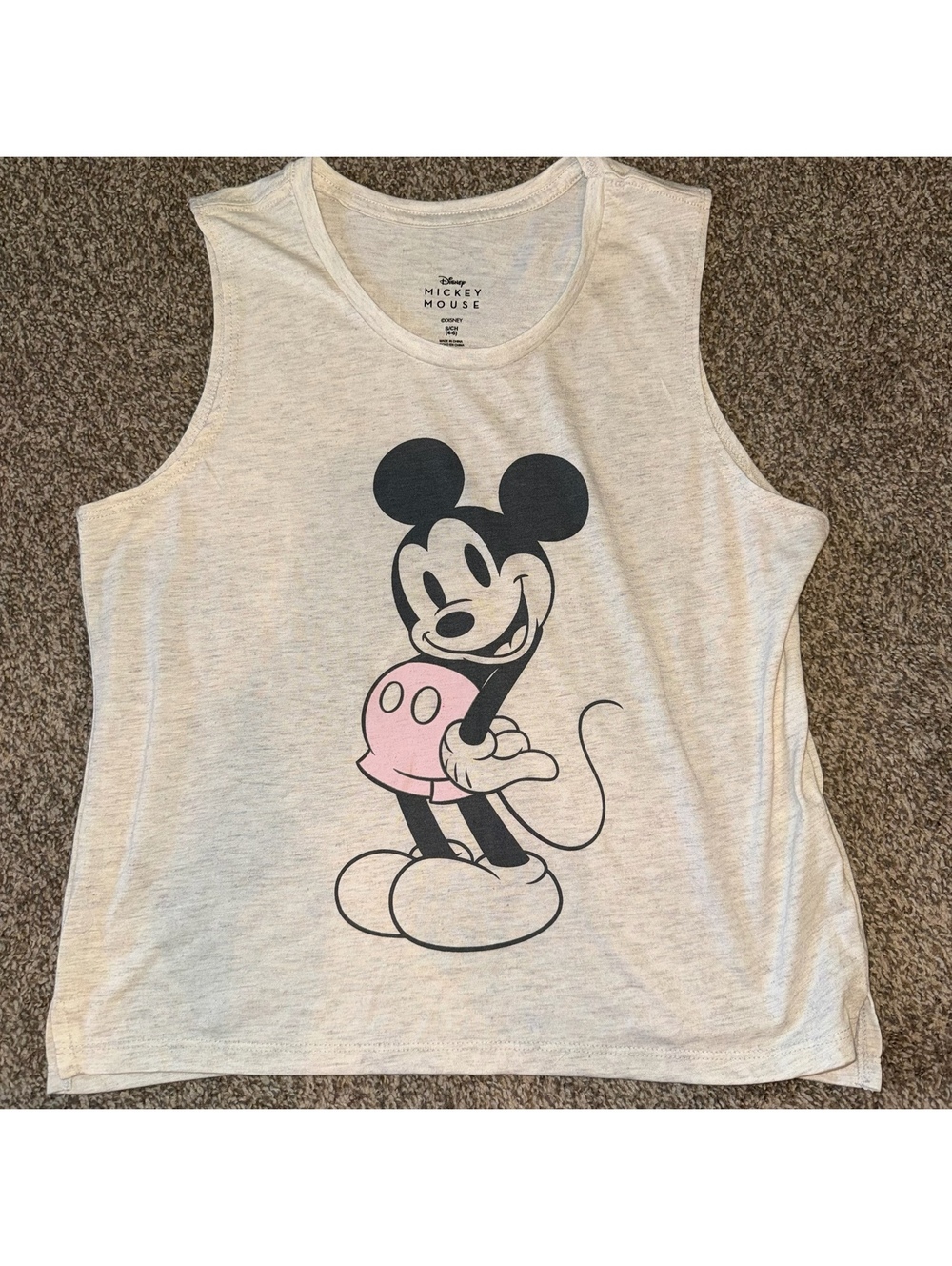 Womans disney Mickey Mouse Sleeveless Tank Top Size S (4-6)